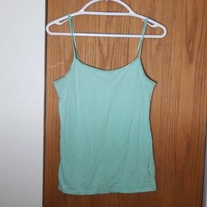 Cami Tank Top | Built in Bra | Mint